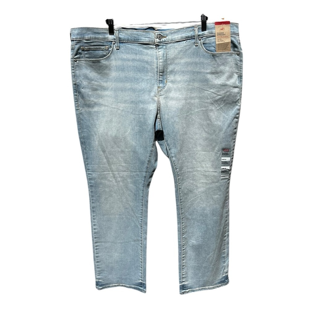 🌻NEW w/tags Levi's Plus Size Classic Straight Leg Jeans Size 24W (wide)